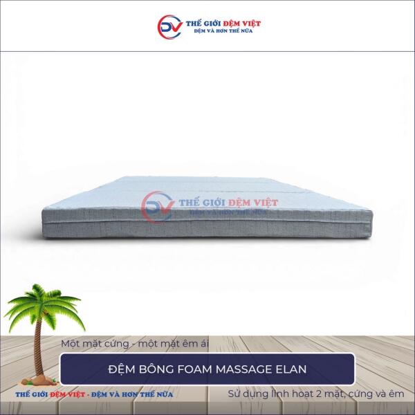 Đệm bông ép mix foam Massage Elan